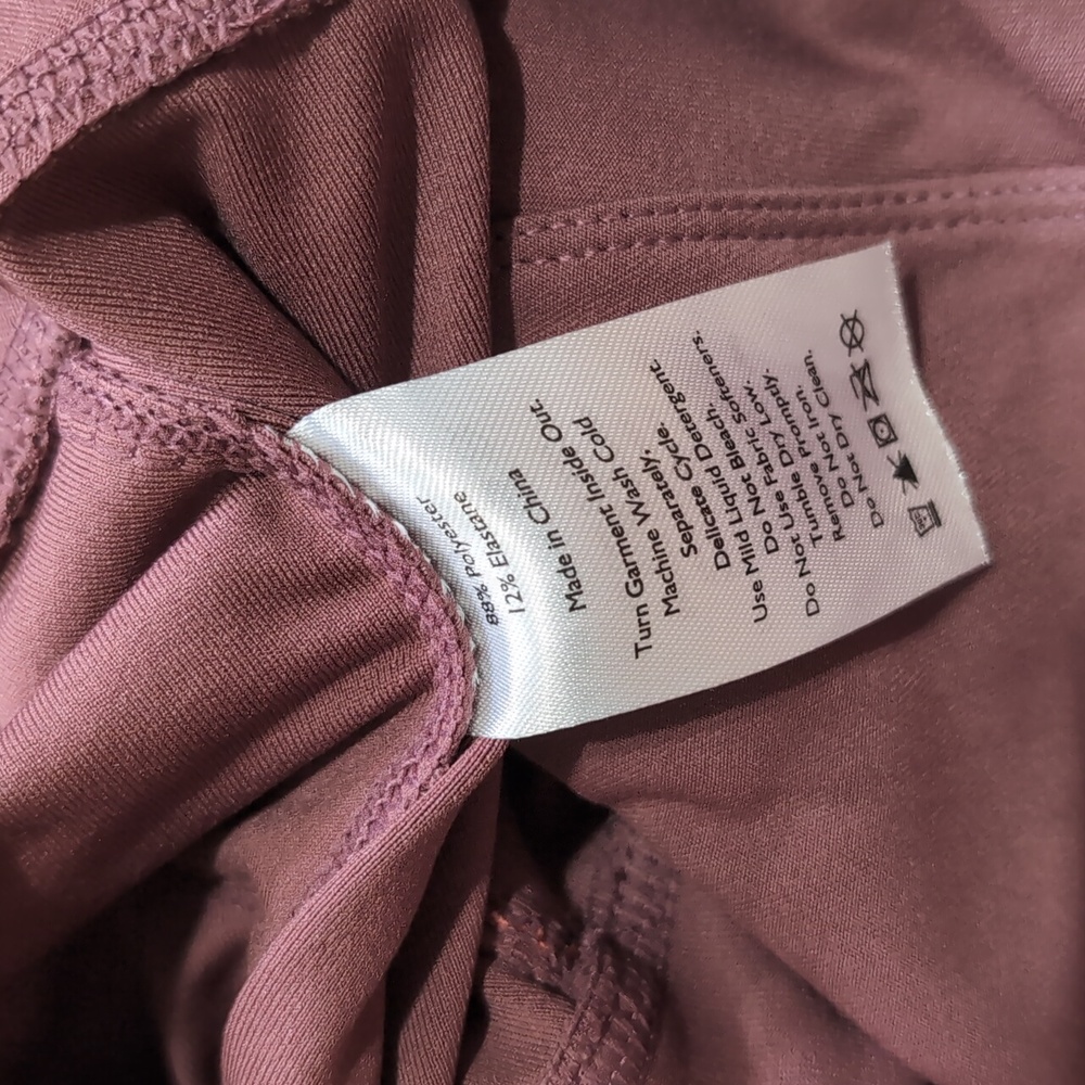 Eddie Bauer Rose Pink High Rise Trail Tight Leggings w/ Zipper Pockets Small - Picture 11 of 15